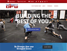 Tablet Screenshot of crossfitdfw.com